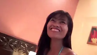 Shy Asian Shows Off Her Body In A Cheap Motel